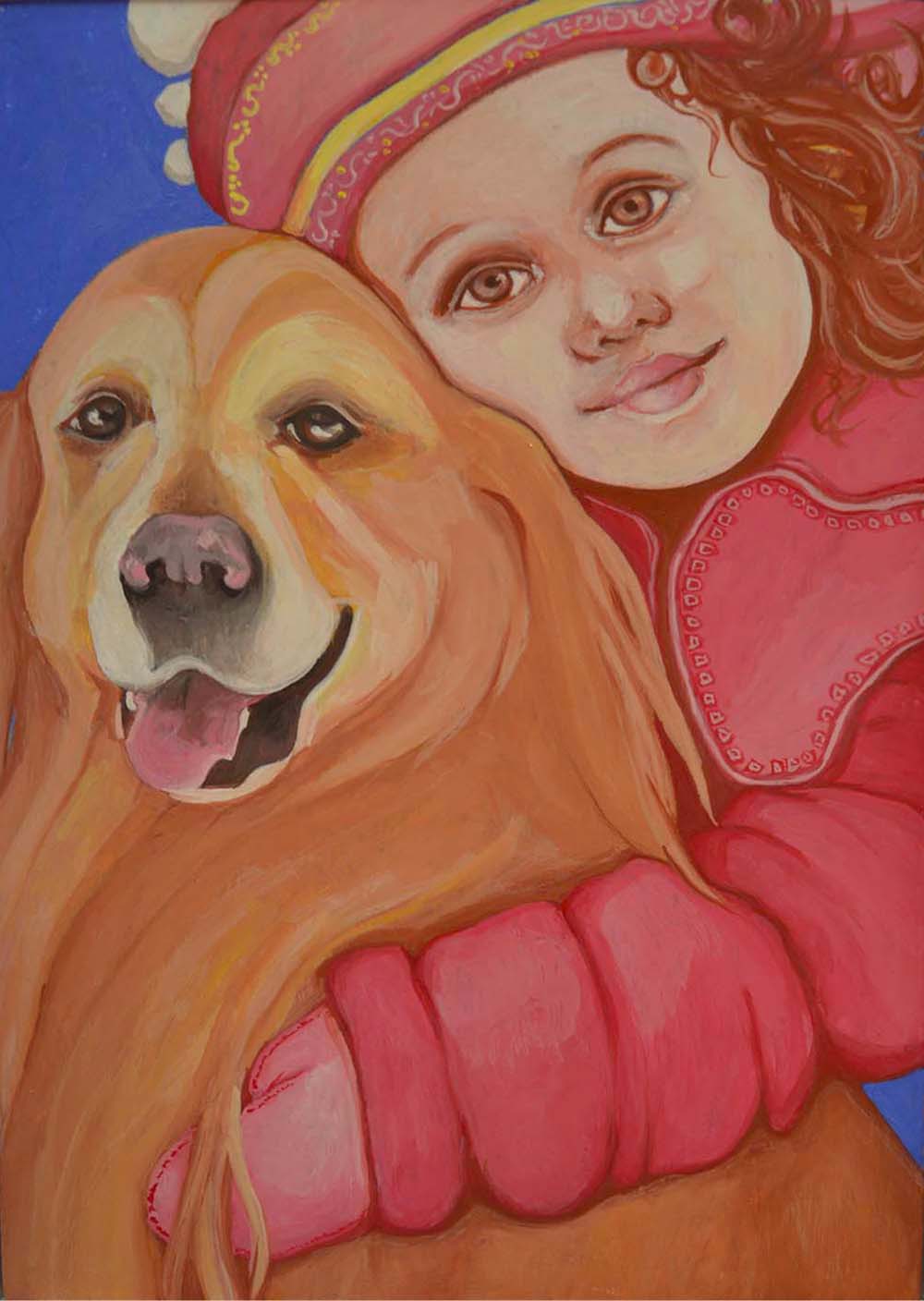 Laila e Billo - Opera di Anna Maria Broggi illustratrice