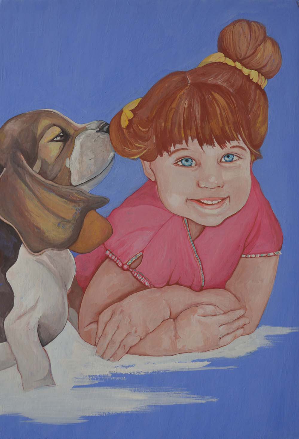 Nina e Agata - Opera di Anna Maria Broggi illustratrice
